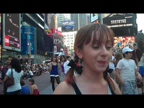 Hanging out with Allisyn Ashley Arm in New York Ci...