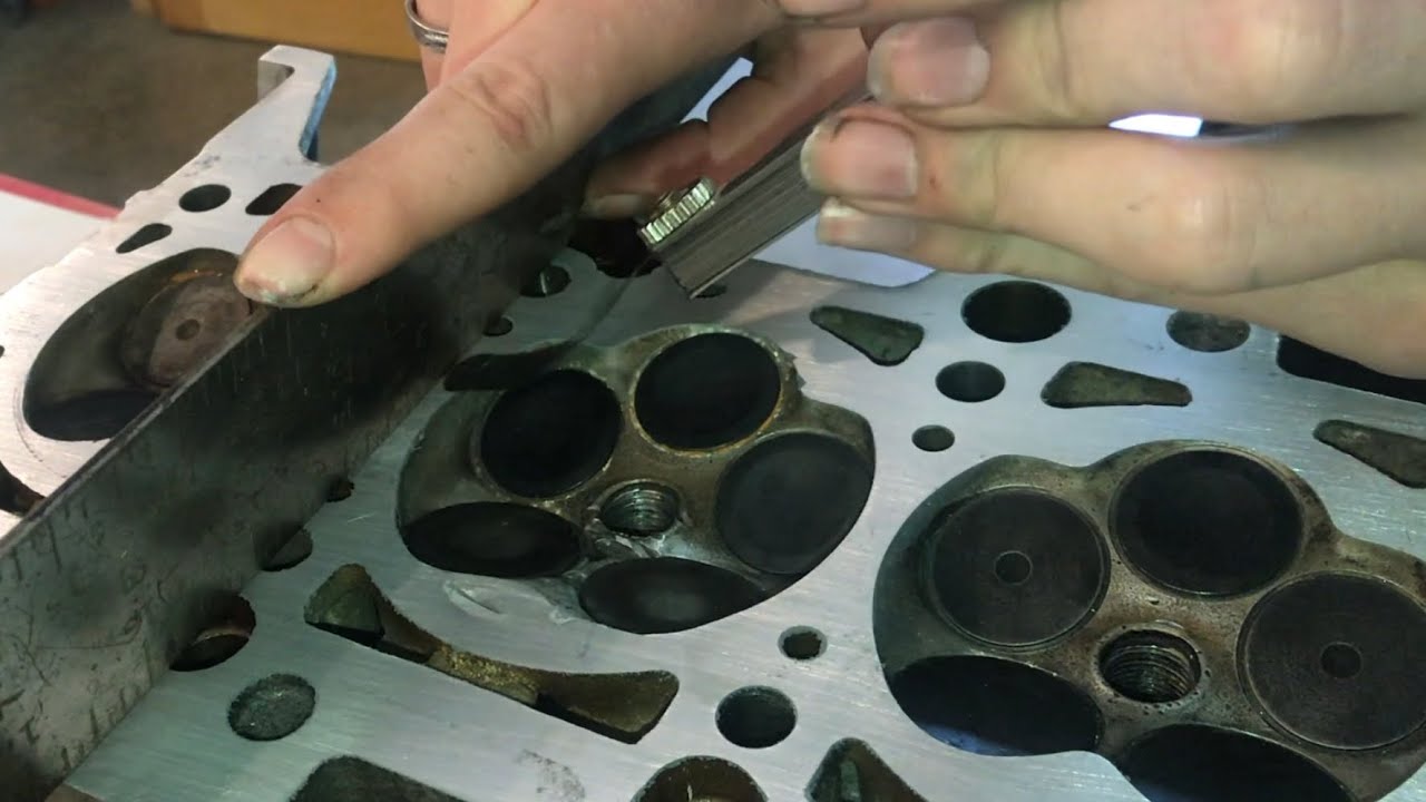 RESURFACING aluminum head with glass and sandpaper (fast easy and LOW