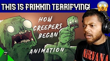 Reacting To Minecraft: How Creepers Began (Animation)
