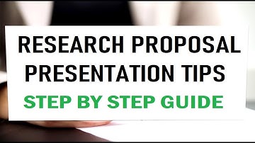 Research Proposal Presentation Tips |@ThesisHelper01