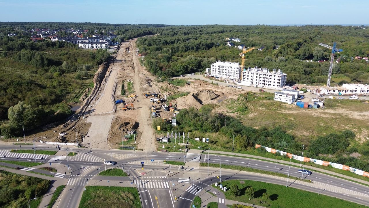 Szczecin. Trasa Północna III Etap. Stan na 20.09.2025m