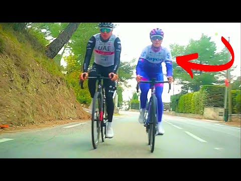 Tadej Pogačar Training His Girlfriend For Tour De France Title