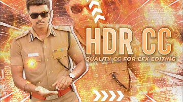 How to Make a Trending HDR CC Using Alight motion For Efx Editing Tamil Tutorial || BGM ADDICT