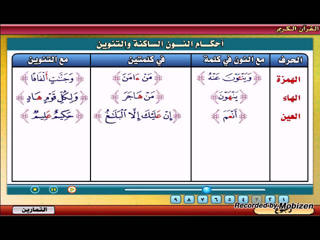 ما حكم الكلمه القرانيه التاليه من بعد