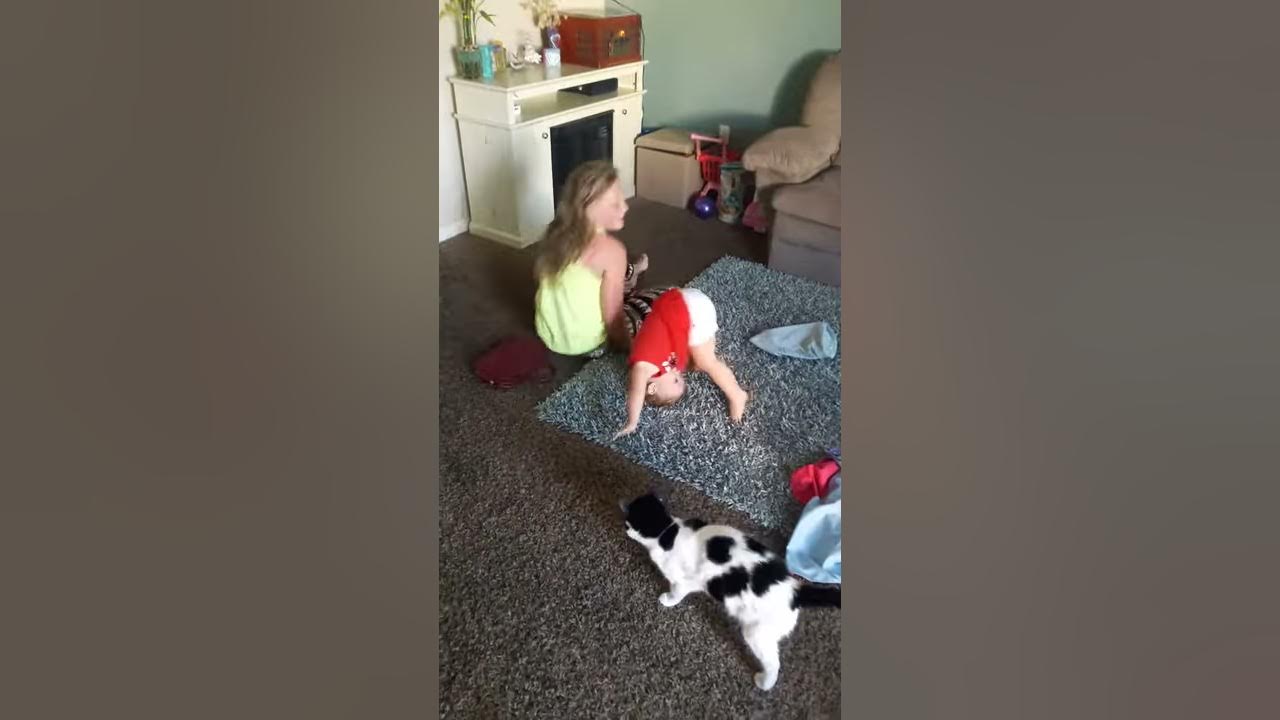 Baby somersault YouTube