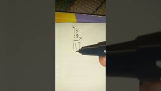 Cara Perkalian Bersusun 13 Dan 19