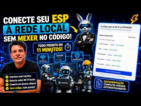 Vídeo do projeto Interface Web para Conexão Wi-Fi via ESP