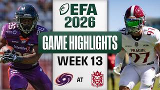 Frankfurt Galaxy at Prague Lions Game Highlights | EFA Season 2026 Week 13
