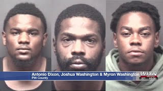 Three men charged with bringing multiple guns to terrorize people at Greenville apartment complex