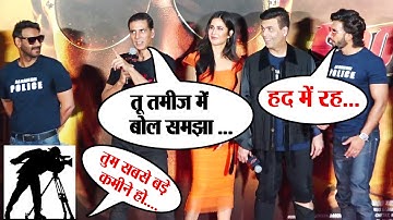 Akshay Kumar LASHES OUT at Media for INSULTING Ranveer Singh at Sooryavanshi Trailer Launch