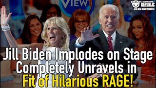 Jill Biden Implodes On Stage - Completely Unravels In Fit Of Hilarious Rage!