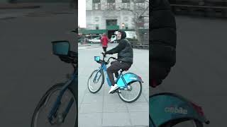 Panza Jumps Off NYC Courthouse on a CitiBike #shorts