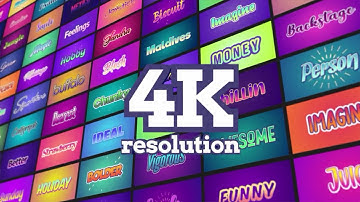 300+ Pop Up Text Animation - After Effects Template