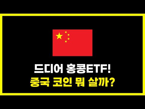 비트코인 홍콩 현물 ETF! 중국 코인 뭐 사면 될까?