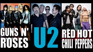 MIX 15 - Guns N' Roses, U2 e Red Hot Chili Peppers