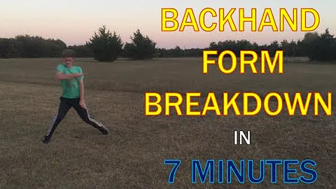 Amateur's 500' Backhand Form Breakdown (DOs and DO...