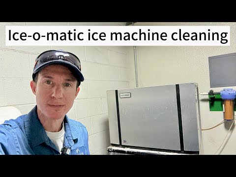 How to clean an Ice-o-matic ice machine - step by step instructions 