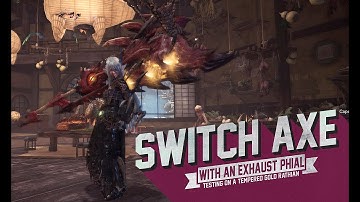 Monster Hunter World: Iceborne Switch Axe with an Exhaust Phial (v2) VS Tempered Gold Rathian