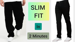 how to make dress pants slim fit Twisted Tailor Ellroy Skinny Fit Black Suit Trousers main image 0