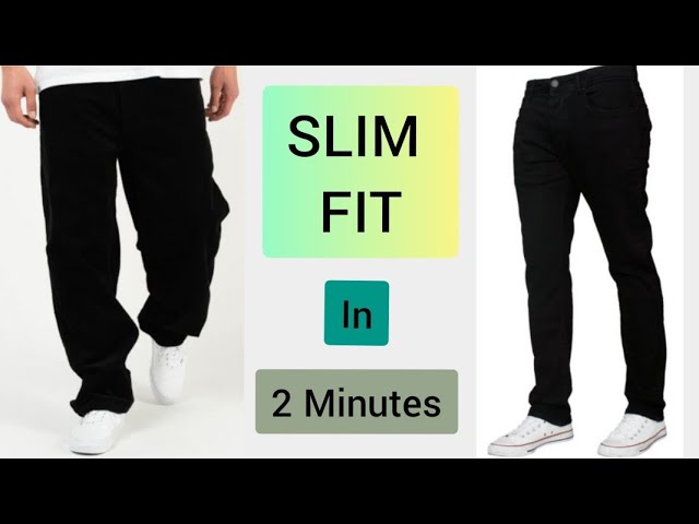 HOW TO SLIM-FIT A TROUSER/PANT