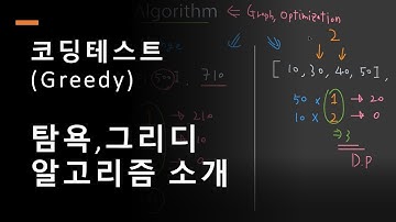 코딩테스트, 기초, Greedy 탐욕 알고리즘