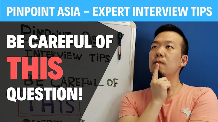 Be Careful of THIS Question during Job Interviews (Matt Chung)