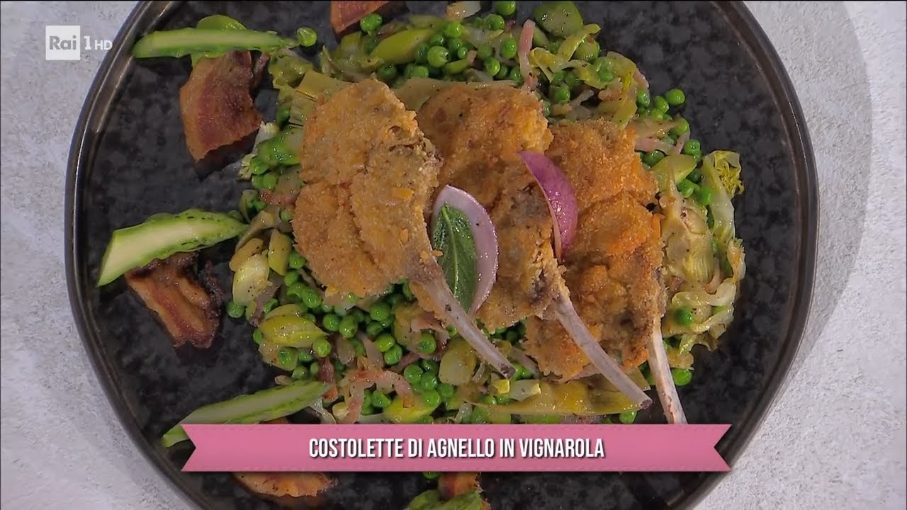 Costolette di agnello in vignarola - È sempre mezzogiorno - 25/03/2024