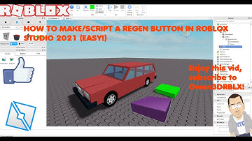 HOW TO MAKE A REGEN BUTTON IN ROBLOX STUDIO 2021 (EASY!!)