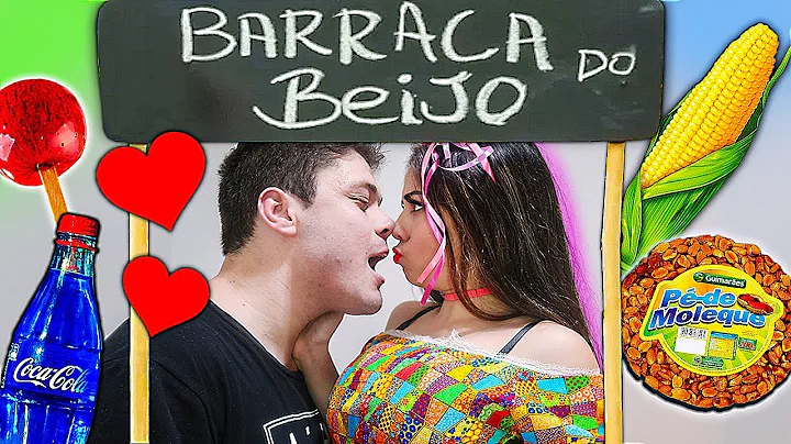 NAMORADA 24 HORAS na BARRACA do BEIJO
