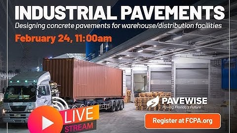 Designing Concrete Industrial Pavements Webinar