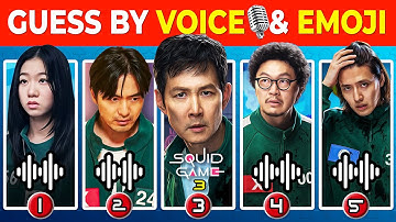 Can You REALLY Guess Squid Game Season 3 Characters by Voice & Emojis?