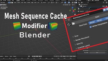 How Does Mesh Sequence Cache Modifier Really works? | Blender