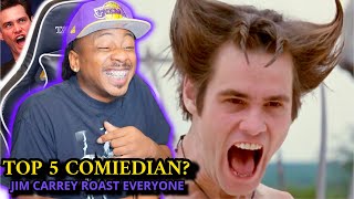 Try Not To Laugh - Jim Carrey Roasting People - Reaction!