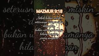 Mazmur 918 Sebab Bukan Untuk Seterusnya Orang Miskin Dilupakan satuayatsaja short ayatalkitab