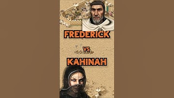 Frederick vs Kahinah | Stronghold Crusader: DE #strongholdcrusader #gameplay #rts #fireflystudios