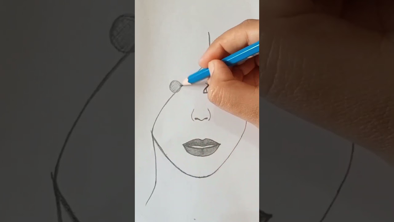How to draw a face 
