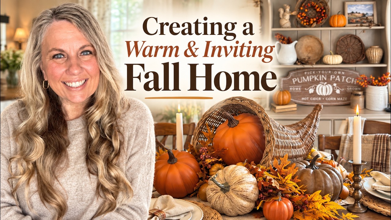 Fall Decorating Ideas | Creating a Warm & Inviting Fall Home