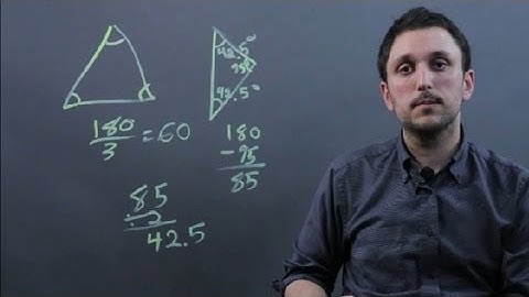 Help With Finding the Measures of Angles in Isosceles & Equilateral Trian... : Math & Geometry Tips