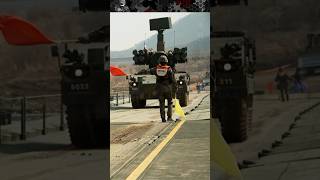 Flag Signals to Guide Tanks Across Floating Bridge