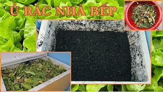 2 methods easily make compost from kitchen waste