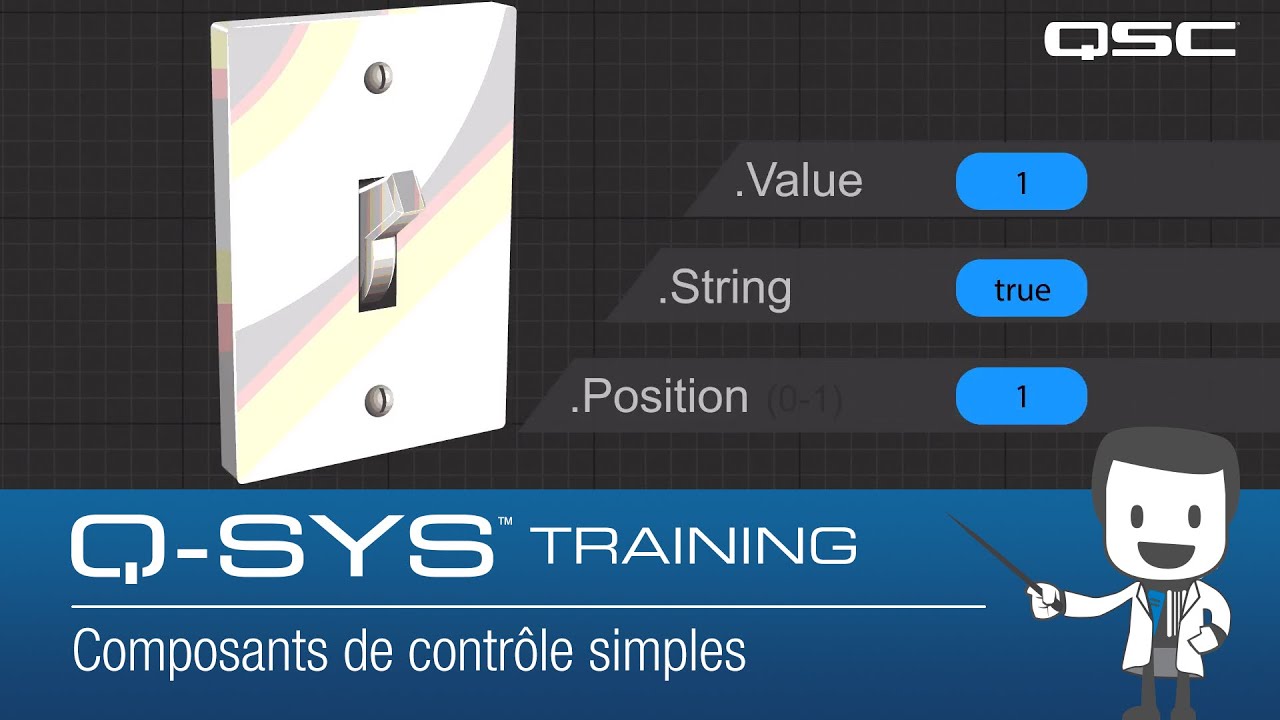 Q-SYS Control 101: Simple Control Components (FR) - YouTube