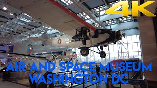 Air And Space Museum Washington D.C. 4k POV Walking Video