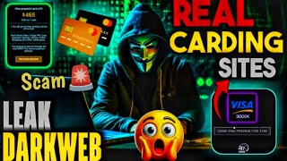 3 Real Carding Sites on Dark Web? Interface Shown with Shocking Secrets Exposed! Must watch video