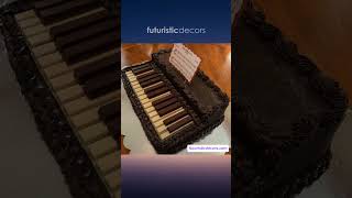 Piano Cake Made With Kit Kat Bars