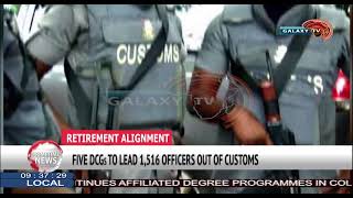 FIVE DCGs TO LEAD 1516 OFFICERS OUT OF CUSTOM