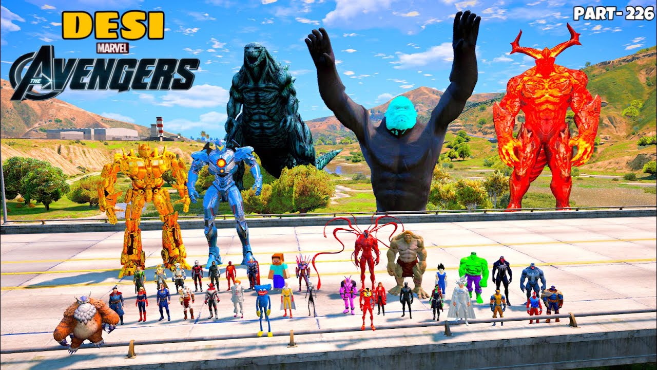 DESI Avengers and Carnage Finally Beat Evil Monster and Save LOVELY OWL in GTA 5|GTA V GAMEPLAY 