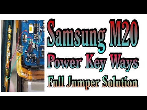 Samsung M20 Power Key Not Working Solution. Samsung M20 On Off Key Problem Jumper Solution