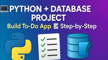  Build To-Do App using Python with SQLite3 & SQLAlchemy | Python Database Project for Beginners 🔥