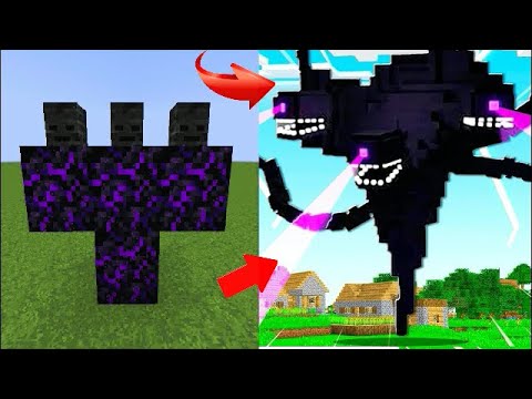 what if you create a WITHER STORM in MINECRAFT - YouTube