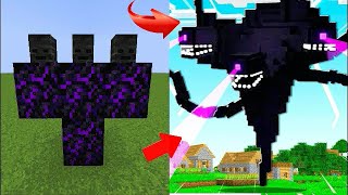 what if you create a WITHER STORM in MINECRAFT